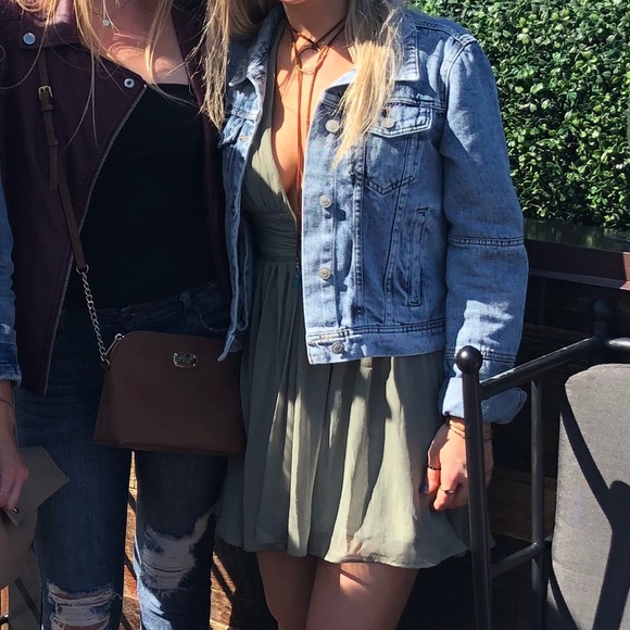 Oh Polly Green Plunge Dress - Picture 3 of 7